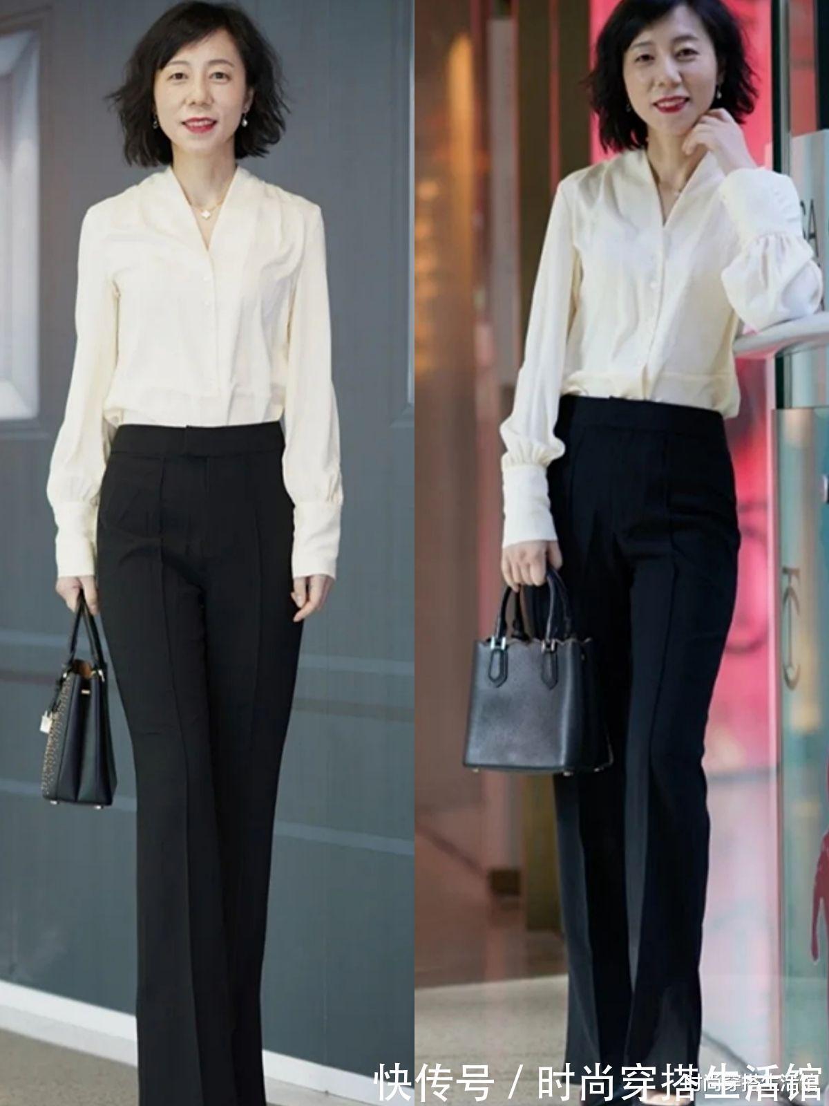 衣服|上了年纪的女人别穿太花哨，掌握这2个思路和3种搭配，时髦又减龄