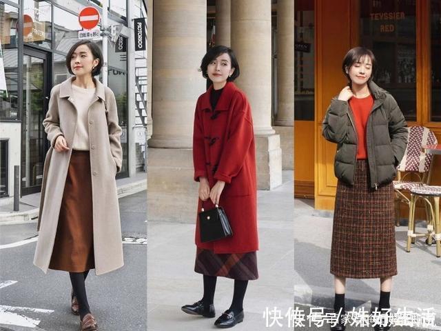 外套 最近火了一种“显高穿法”,叫“厚外套+包脚踝”,很适合小个子