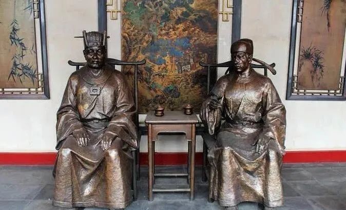 滕子京|【原创作品】《岳阳楼记》中的范仲淹与滕子京|山水