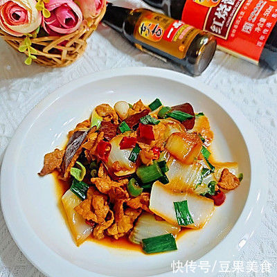 #东古家味美食#白菜帮炒肉
