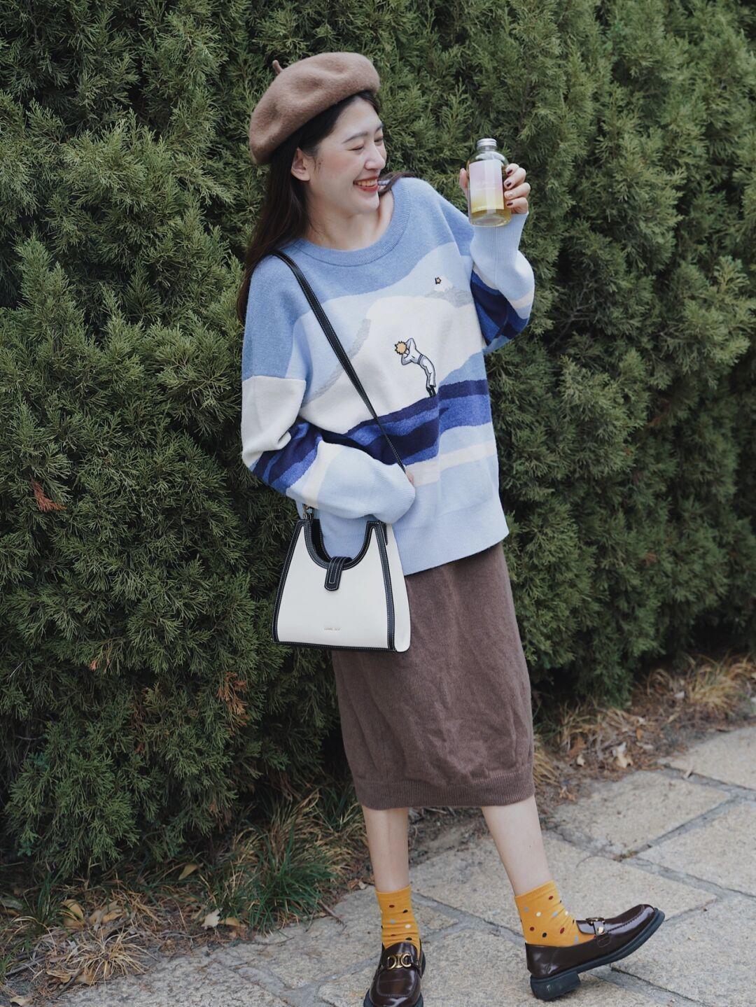 冬天|冬天怎么穿保暖又高级?看看这些“毛衣”穿搭,日常实用不挑人