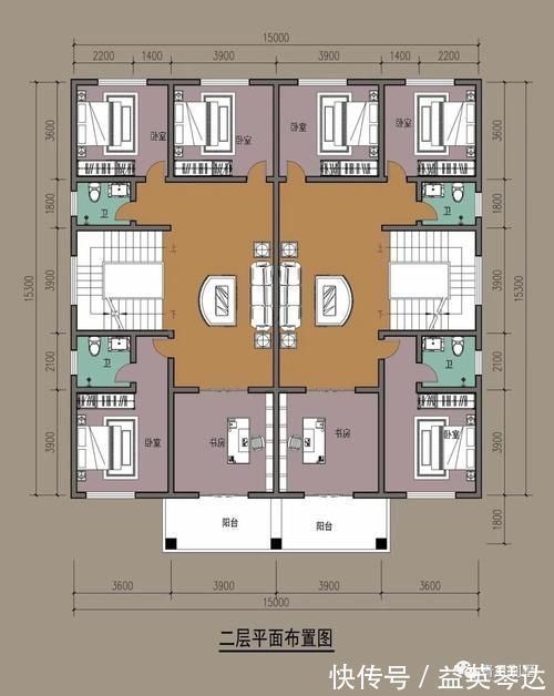 双拼别墅|15×15.3米三层双拼小别墅，房子再大也不及兄弟情义