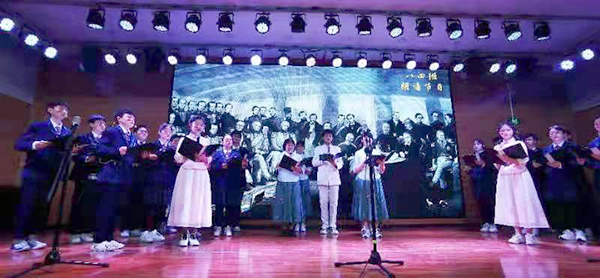 青春中国!郑州市第四十五中学:诵中华经典 传热血情怀