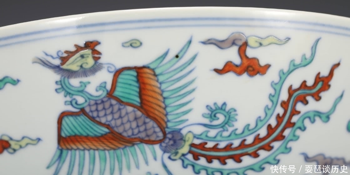 雍正|雍正 斗彩云凤纹大碗
