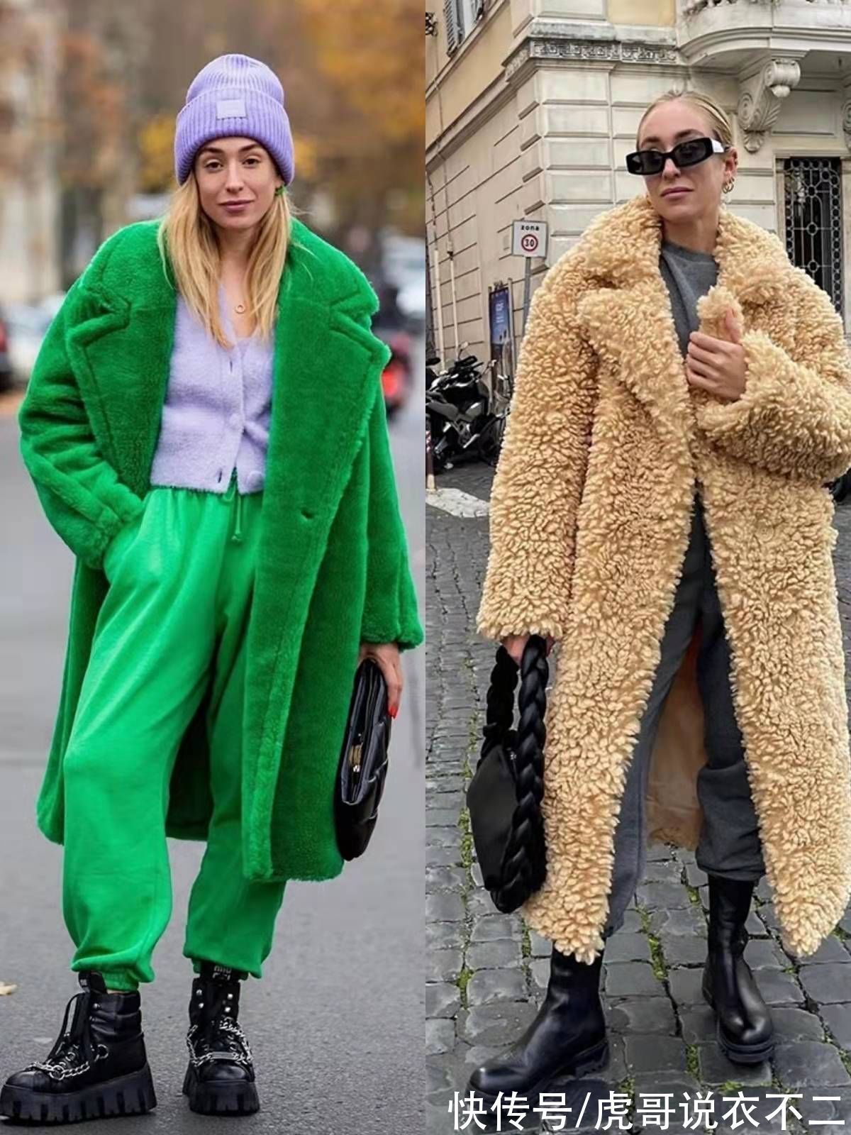 老爹 大衣+束脚裤,大衣+鲨鱼裤,才是今年冬季最时髦炸街的搭配组合