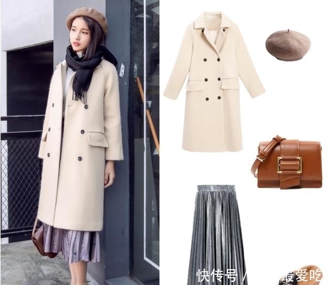 大衣|秋冬大衣怎么穿好看又时髦,搭配6种裙子,怎么穿都超有气质!