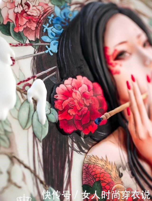  翻糖|“糖王”用翻糖蛋糕带你梦回古代，新作“琴鹤清风”，飘逸绝尘！