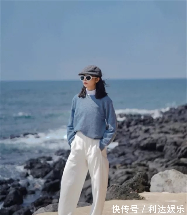 衬衫 三木又火了!“奶奶叠衫+豆腐裤”组合层次感强,保暖性非常好