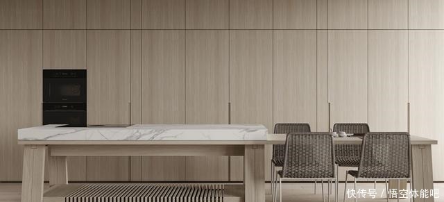 背景墙|看了他“空空荡荡”的家,叫我羡慕不已,全屋原木风,太高级了!