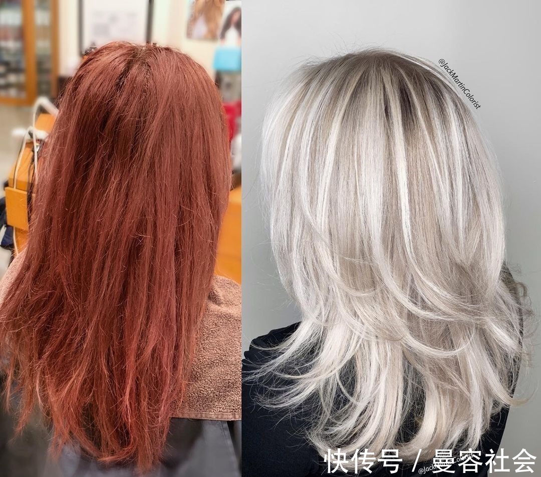 染发 发型这样换,效果就是不一样,美到就像变个人