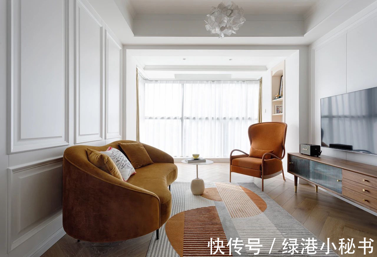 户型|装修案例欣赏:68平轻奢混搭风格,小户型也有大设计!