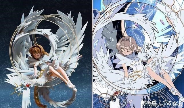 绘师|画美实物更美!粉丝参照魔法少女小樱美图,自制高水准天使樱模型