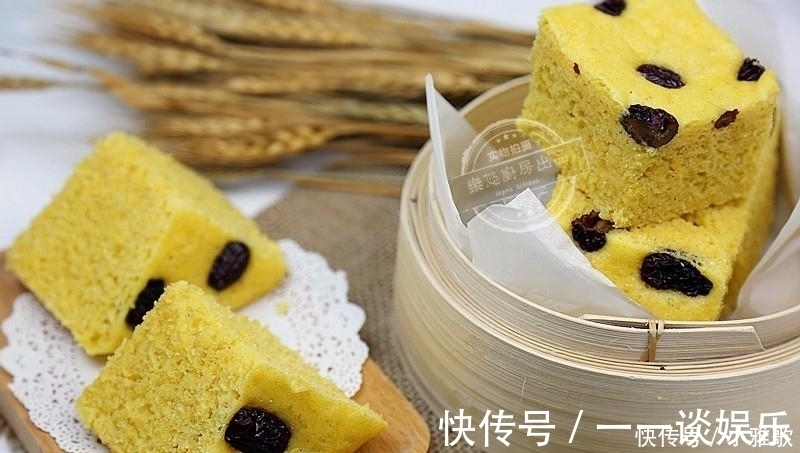 蔓越莓干|拌好面糊就能蒸, 夏天吃发糕正好, 多注意几点, 出锅后比买的还松软