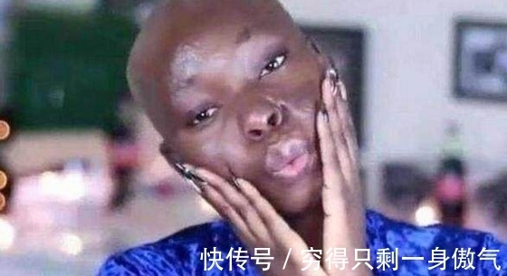 妹子 黑人妹子化妆竟用掉5瓶粉底液,看到结果后美呆了
