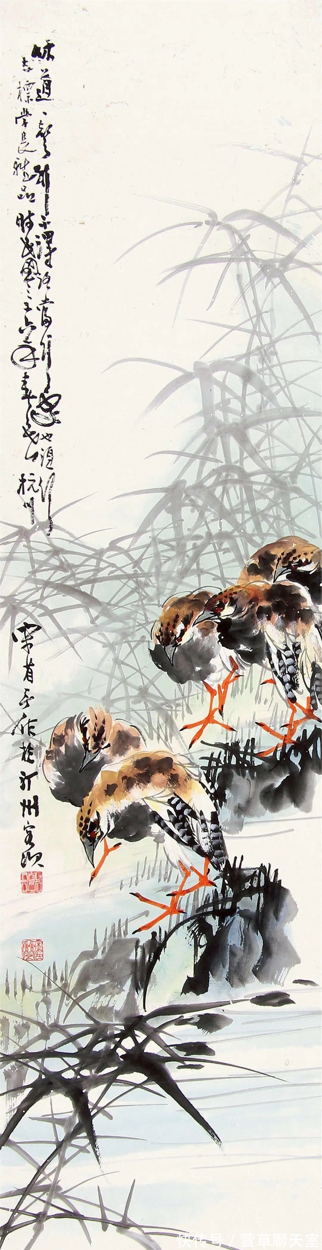 岭南画派@一位老画家|宋省予花鸟画