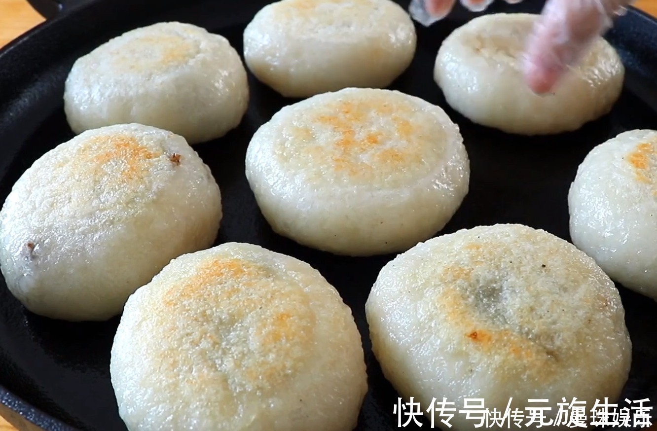 馅料|手工糯米糍粑糕南方特色做法，红糖流心馅，香甜软糯，简单易学