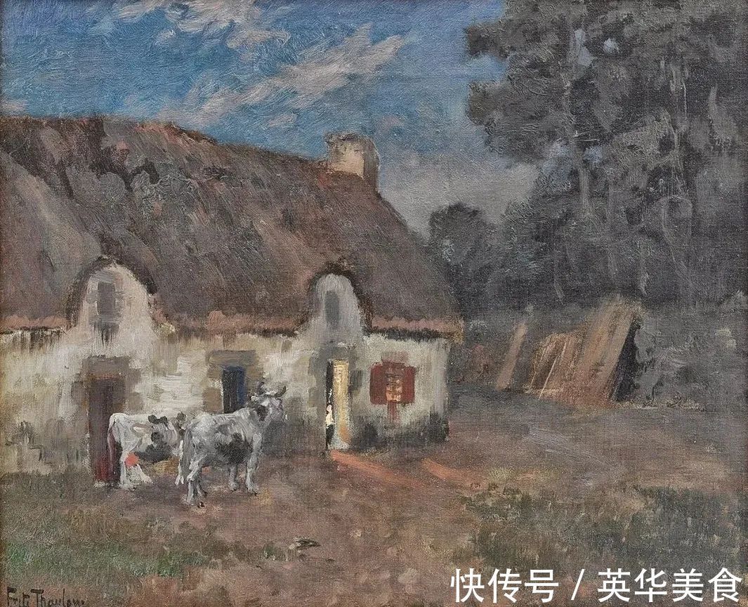 小溪|水与光的刻画,弗里茨的油画真是美妙至极