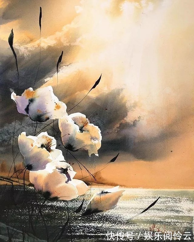 屏保$充满仙气的水彩画,每一张都可以用来做屏保!