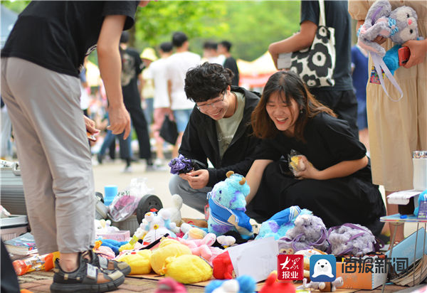 跳蚤|循环显勤俭，淘宝淘青春！中国石油大学（华东）跳蚤市场红红火火