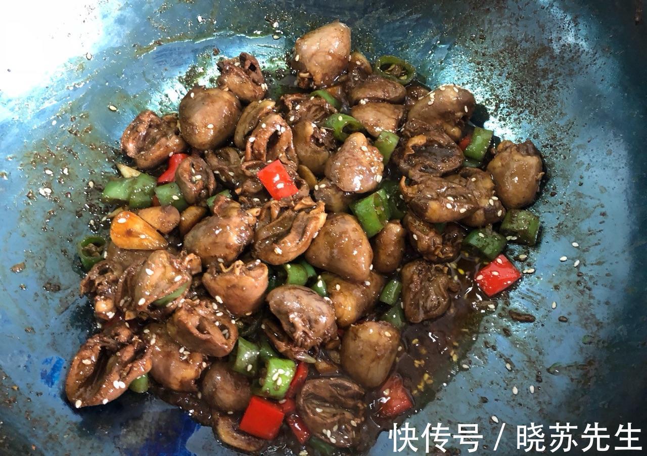 鸡心|鸡心此做法,比外面的烧烤还好吃,香味四溢,太解馋了