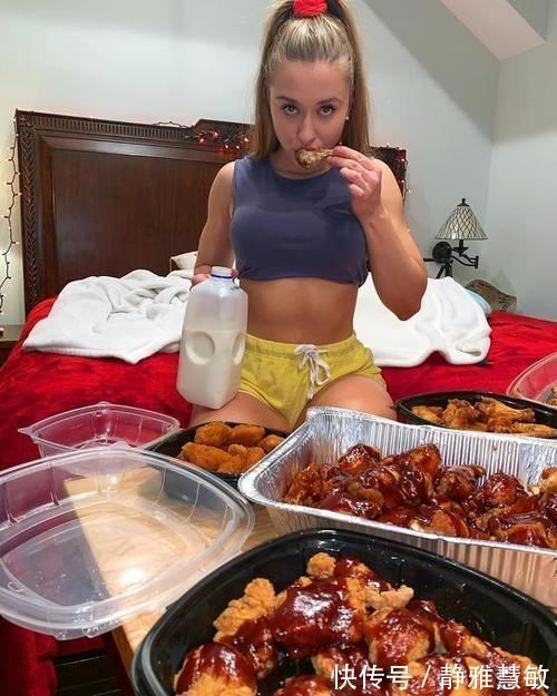 身材|乌克兰健身达人，在家大饱口福，身材依然很棒