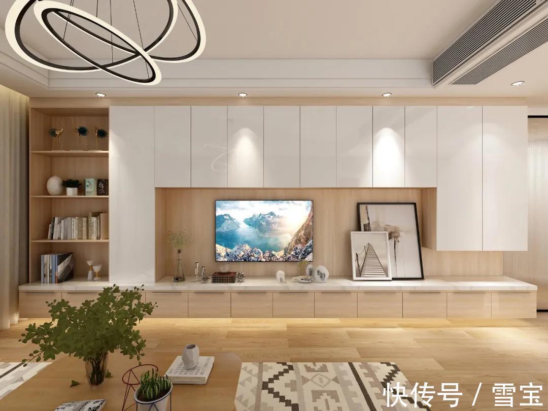 雪宝|板材十大品牌:定制高颜值电视柜,就该这么装!