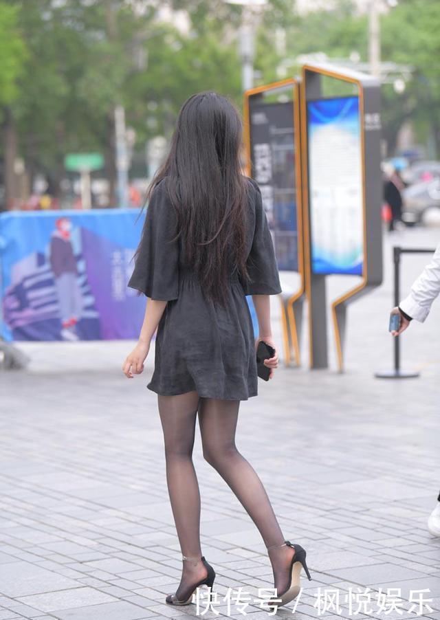 墨染七分袖衬衫裙,塑造典雅浪漫的时尚气息