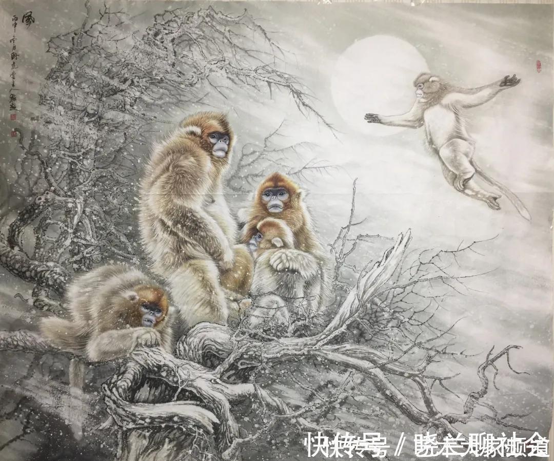 胡润&中国当代最具代表性艺术家——吕维超动物画作品赏析