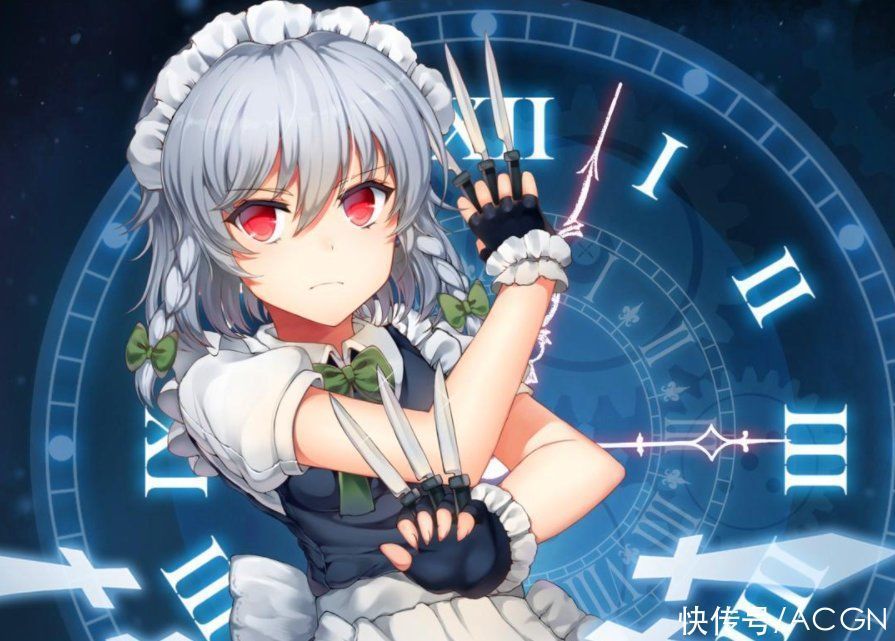 咲夜|听说女仆装是贤惠的象征,有位小姐姐出了COS,感觉杀气腾腾啊