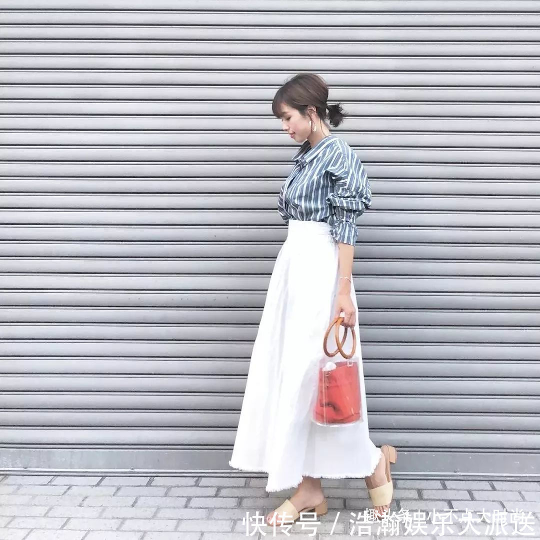 高腰线 日本小个子妈妈初秋穿搭真显高!简约又气质,适合所有小个子!