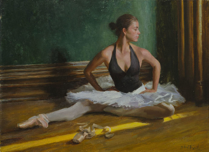 艺术家!色彩的情感表现,美国艺术家迈克尔的绘画作品