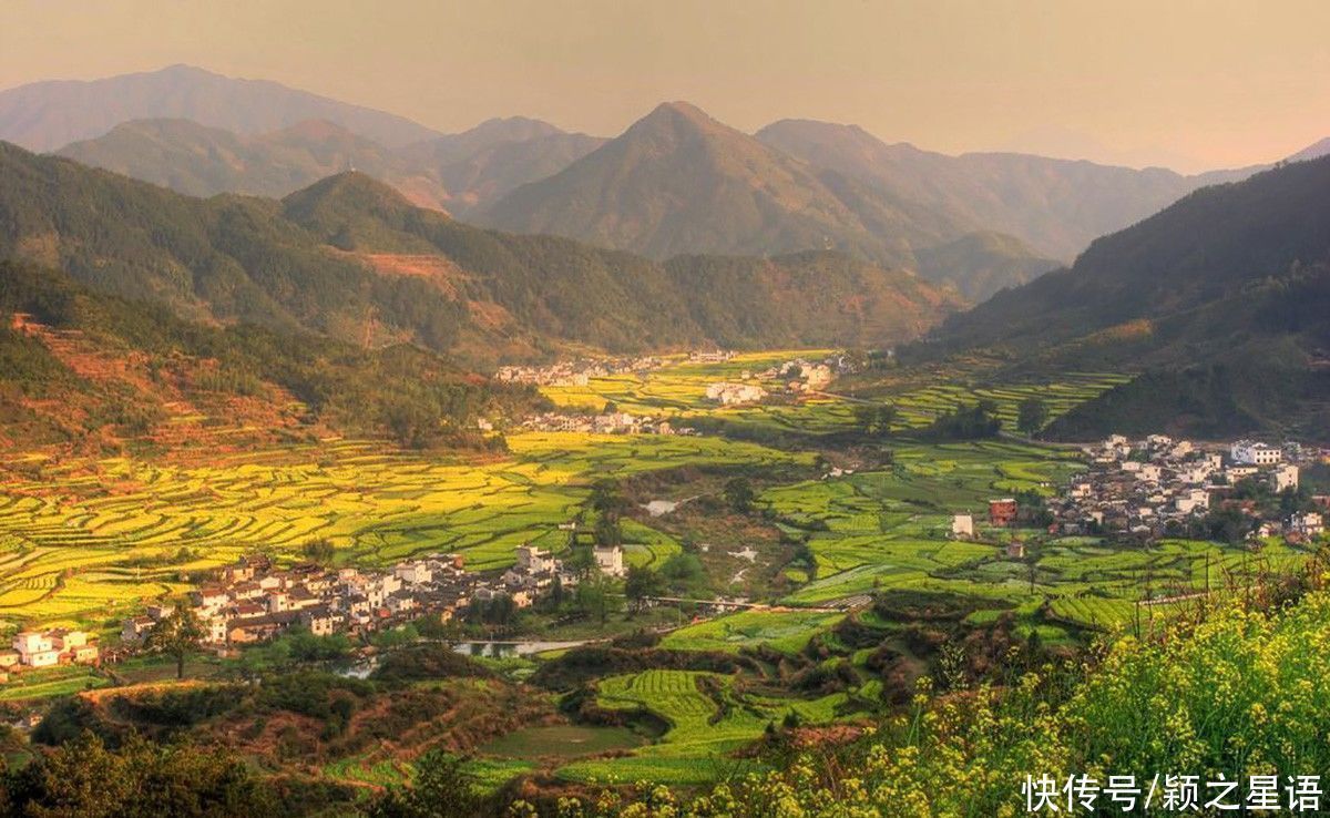 婺源田园风光的代表，油菜花欣赏基地，《集结号》取景拍摄