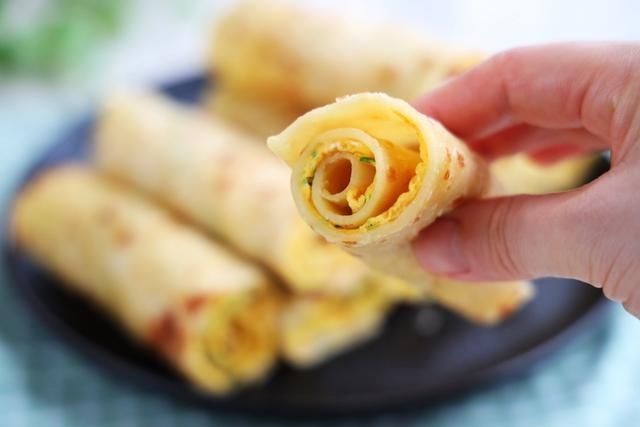 蛋液|比手抓饼简单,比油条健康,简单易做,早餐吃太好了,家人都爱吃