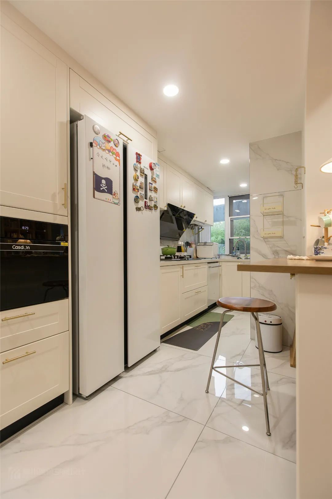 文艺|135㎡现代简约,温馨舒适的空间,加上草绿色的点缀,文艺舒适