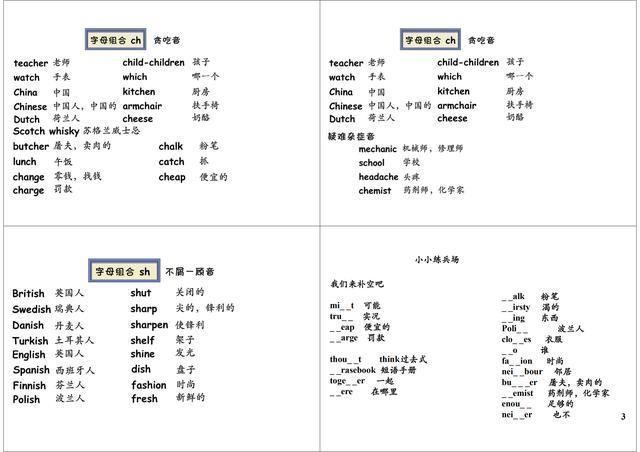 图说英语:新概念英语第一册单词，结合自然拼读法