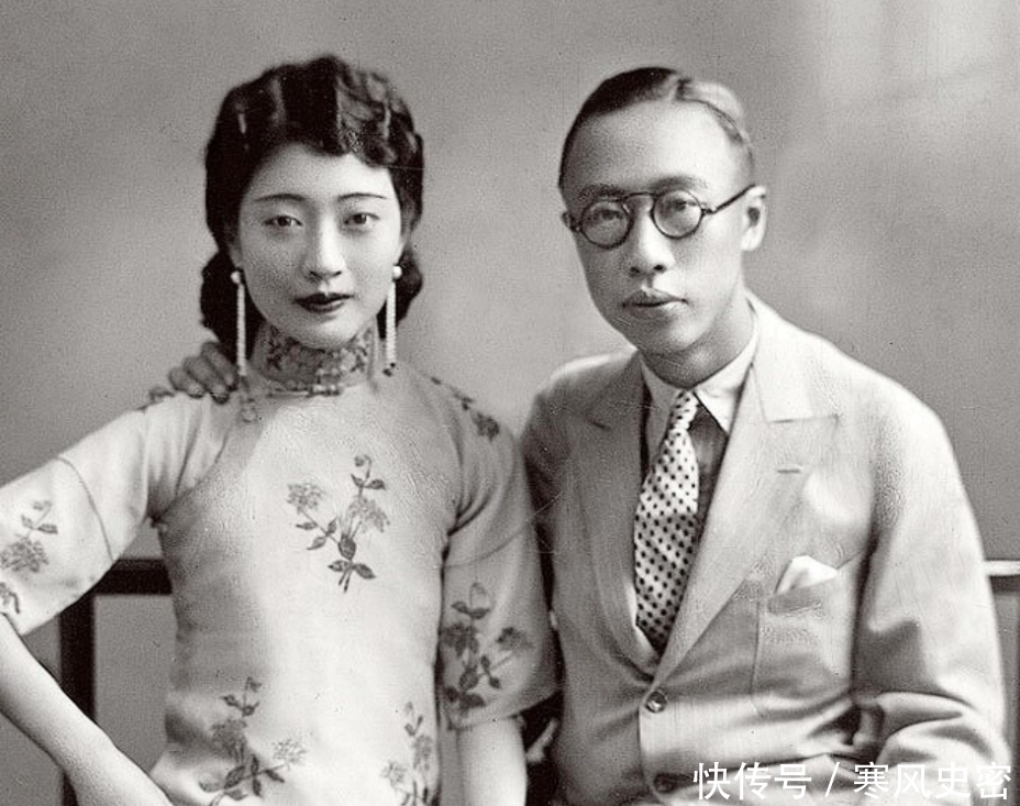 家族|晚清皇帝溥仪家族老照片：皇后婉容美丽惊艳，三妹漂亮有气质