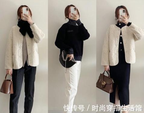 版型|这21套秋冬季穿搭示范，简约大方又气质，照着穿就对了