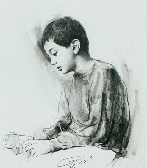 艺术家!伊朗艺术家莫提.Katouzian 素描作品欣赏