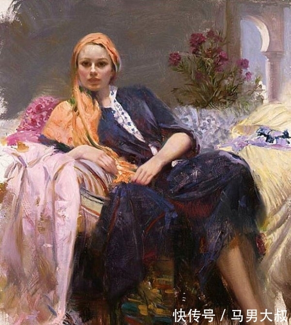 人物|在油画人体创作中,画面的色彩对于表达情感是不容忽视的!