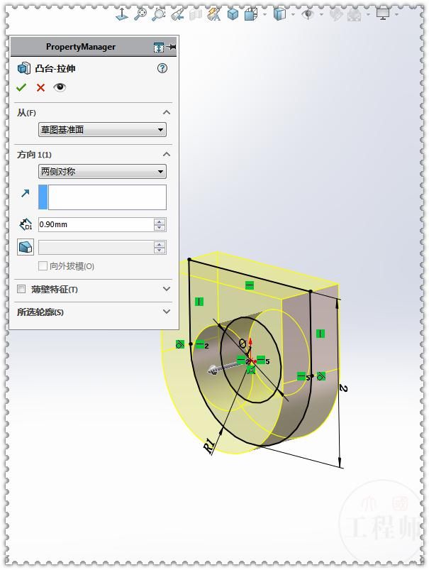  SolidWorks|在SolidWorks里用两种方法画这个扭转法兰