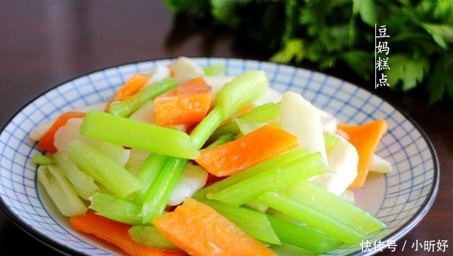 西芹|又一道纯素小炒,山药炒西芹的做法,营养健康,多吃还不怕胖