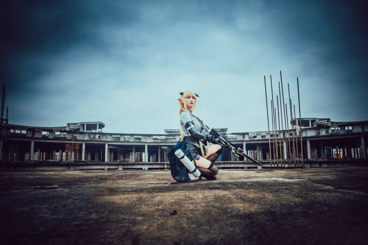 cospl明日方舟 陨星cosplay