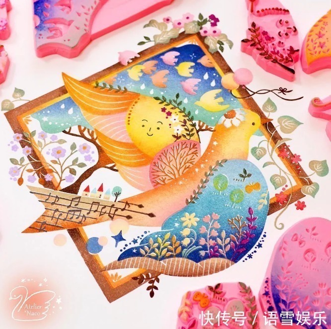 梦幻#她用橡皮制作出梦幻般的童话世界,精细的雕工堪比电脑绘制