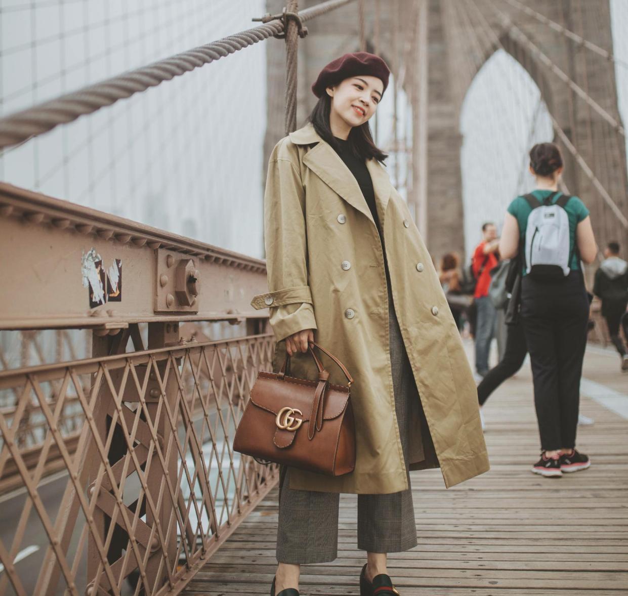 棕黄色 秋冬穿“棕色”能有多美?瞧三木博主的气质搭配,照着穿就很美