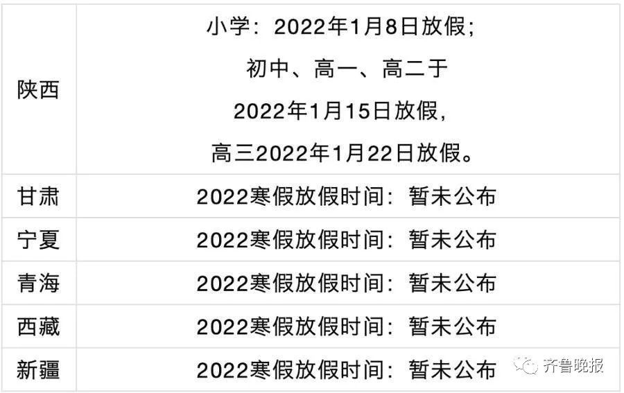 菏泽市教育局|山东多地中小学寒假放假时间公布！