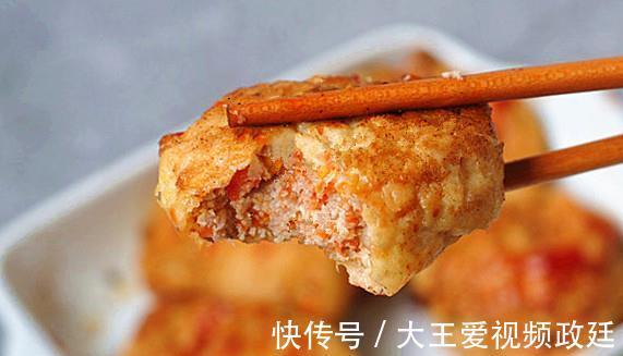 豆腐|三伏天，多给孩子做豆腐饼，薄皮脆嫩，香软好消化，比肉饼更香！