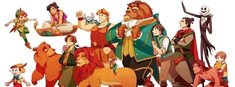 魔发奇缘|日本动漫风格的迪士尼卡通人物,第一张就梦幻到让人陷入爱河了