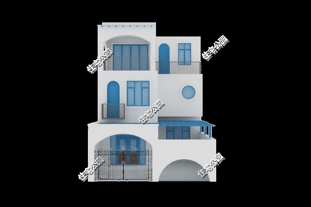 小知识|只有8米宽的农村别墅,造价30万出头,农村盖房选这套怎么样?