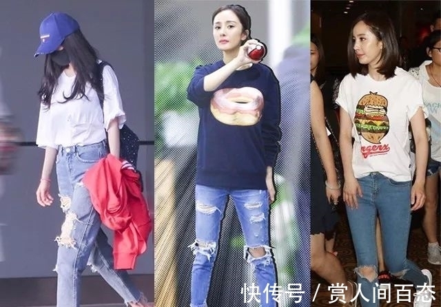 杨幂 裤腰小了别急着扔,剪1刀瞬间变合身,原来这么简单