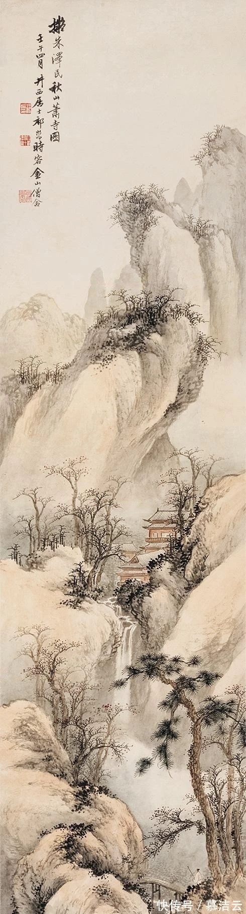 山水画$祁井西|一个有“怪癖”的山水画大家